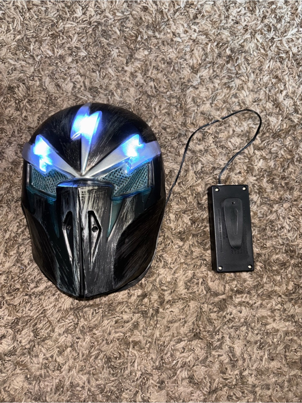 Spirit Cyrene Lightning Ninja Child LightUp Mask For Costume Halloween Tested